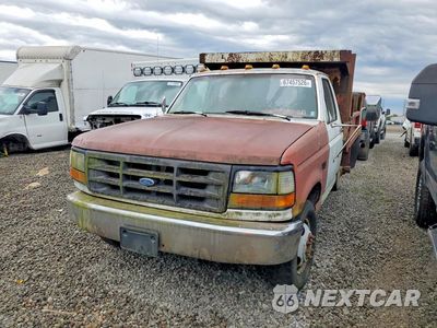 1993 FORD F350 SUPER DUTY DUMP TRUCK 1FDKF37G0PNA54614 - główne zdjęcie licytacji z USA - miniatura
