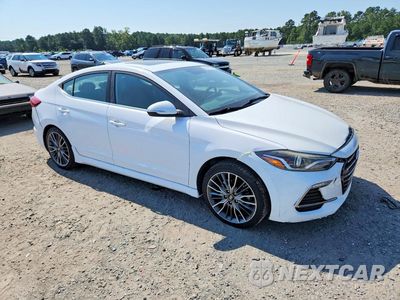 Czwarte zdjęcie samochodu z boku: 2017 HYUNDAI ELANTRA SPORT VIN:KMHD04LB2HU330437 - miniatura