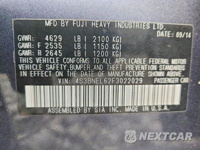Zdjęcie 12 z 12 samochodu: 2015 SUBARU LEGACY 3.6R LIMITED VIN:4S3BNEL62F3022029 - miniatura