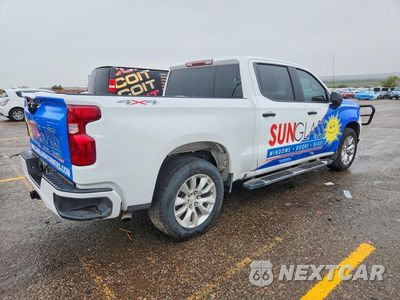 Trzecie zdjęcie samochodu z tyłu: 2024 CHEVROLET SILVERADO K1500 CUSTOM VIN:1GCPDBEK2RZ222346 - miniatura