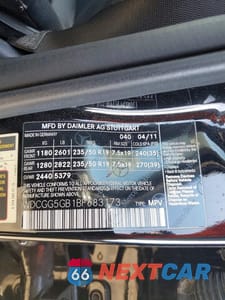 Zdjęcie 13 z 13 samochodu: 2011 MERCEDES-BENZ GLK 350 VIN:WDCGG5GB1BF683173 - miniatura