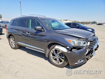 Czwarte zdjęcie samochodu z boku: 2013 INFINITI JX35 BASE VIN:5N1AL0MM7DC338780 - miniatura