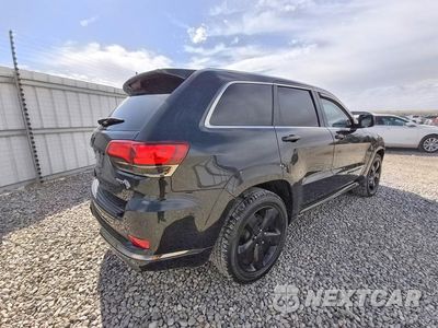 Trzecie zdjęcie samochodu z tyłu: 2015 JEEP GRAND CHEROKEE OVERLAND VIN:1C4RJECG9FC231612 - miniatura