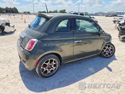 Trzecie zdjęcie samochodu z tyłu: 2015 FIAT 500 SPORT VIN:3C3CFFBR6FT561975 - miniatura