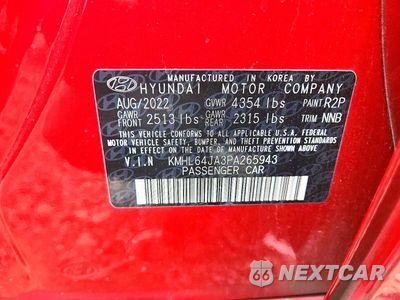 Zdjęcie 12 z 12 samochodu: 2023 HYUNDAI SONATA SEL VIN:KMHL64JA3PA265943 - miniatura