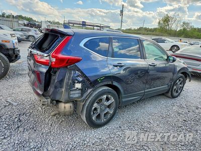 Trzecie zdjęcie samochodu z tyłu: 2019 HONDA CR-V EX VIN:7FARW1H54KE003469 - miniatura