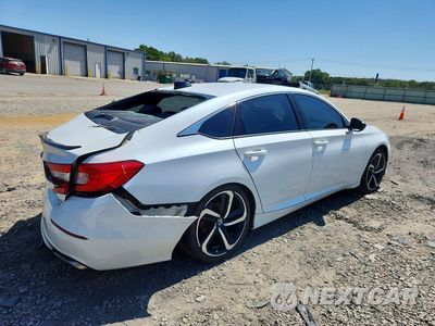 Trzecie zdjęcie samochodu z tyłu: 2022 HONDA ACCORD SPORT VIN:1HGCV1F30NA044587 - miniatura