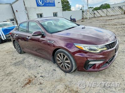Czwarte zdjęcie samochodu z boku: 2019 KIA OPTIMA EX VIN:5XXGU4L15KG314405 - miniatura