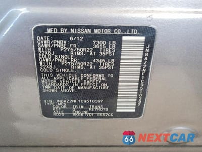 Zdjęcie 13 z 13 samochodu: 2012 INFINITI QX56 BASE VIN:JN8AZ2NF1C9518397 - miniatura