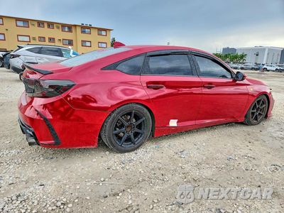 Trzecie zdjęcie samochodu z tyłu: 2019 HONDA ACCORD SPORT VIN:1HGCV1E38KA081089 - miniatura