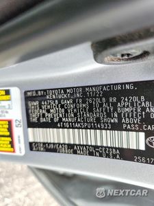 Zdjęcie 13 z 13 samochodu: 2023 TOYOTA CAMRY SE VIN:4T1G11AK5PU114933 - miniatura