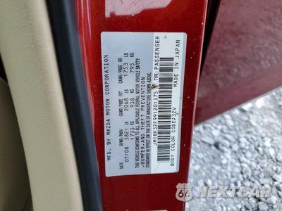 Zdjęcie 12 z 12 samochodu: 2009 MAZDA 3 I VIN:JM1BK32F991201375 - miniatura