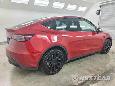 Trzecie zdjęcie samochodu z tyłu: 2022 TESLA MODEL Y VIN:7SAYGDEE4NF481263 - miniatura