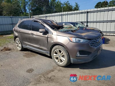 Czwarte zdjęcie samochodu z boku: 2019 FORD EDGE SEL VIN:2FMPK3J95KBB77230 - miniatura