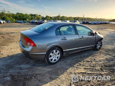 Trzecie zdjęcie samochodu z tyłu: 2007 HONDA CIVIC LX VIN:1HGFA16557L093818 - miniatura