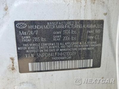 Zdjęcie 12 z 12 samochodu: 2017 HYUNDAI ELANTRA VALUE EDITION VIN:5NPD84LF1HH210039 - miniatura