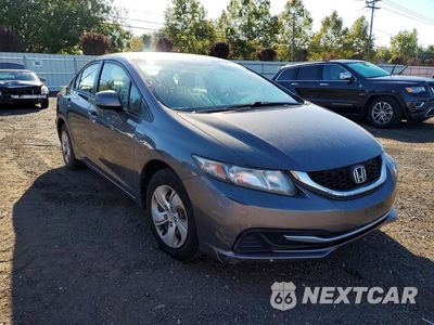 Czwarte zdjęcie samochodu z boku: 2013 HONDA CIVIC LX VIN:19XFB2F5XDE271440 - miniatura