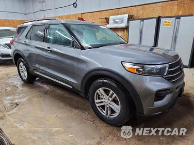 Czwarte zdjęcie samochodu z boku: 2021 FORD EXPLORER XLT VIN:1FMSK8DH2MGA61666 - miniatura