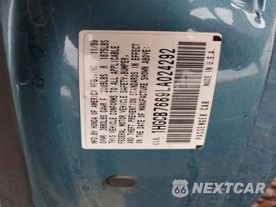 Zdjęcie 13 z 13 samochodu: 1990 HONDA ACCORD EX VIN:1HGCB7669LA024292 - miniatura