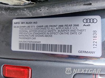 Zdjęcie 12 z 12 samochodu: 2024 AUDI S5 PRESTIGE VIN:WAUB4CF50RA093401 - miniatura