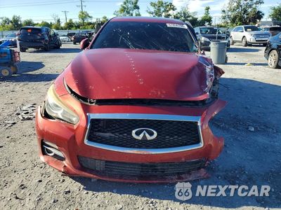 Piąte zdjęcie samochodu w środku: 2015 INFINITI Q50 PREMIUM VIN:JN1BV7AP3FM343551 - miniatura