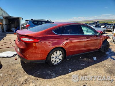 Trzecie zdjęcie samochodu z tyłu: 2014 FORD FUSION S VIN:3FA6P0G79ER176891 - miniatura