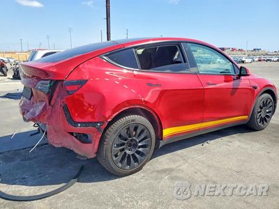 Trzecie zdjęcie samochodu z tyłu: 2021 TESLA MODEL Y VIN:5YJYGDEE0MF096522 - miniatura