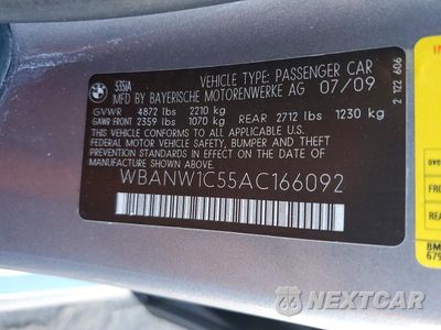Zdjęcie 12 z 12 samochodu: 2010 BMW 535 I VIN:WBANW1C55AC166092 - miniatura