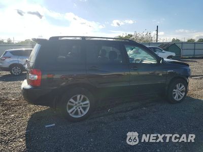 Trzecie zdjęcie samochodu z tyłu: 2006 TOYOTA HIGHLANDER HYBRID VIN:JTEEW21A460002586 - miniatura