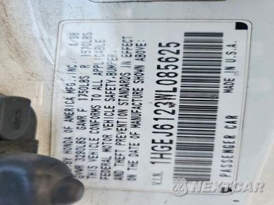 Zdjęcie 12 z 12 samochodu: 1998 HONDA CIVIC DX VIN:1HGEJ6123WL085625 - miniatura