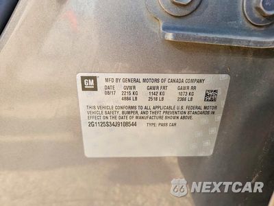 Zdjęcie 12 z 12 samochodu: 2018 CHEVROLET IMPALA PREMIER VIN:2G1125S34J9108544 - miniatura