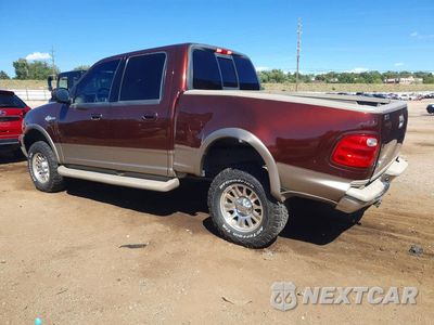 Drugie zdjęcie samochodu z przodu: 2002 FORD F150 SUPERCREW VIN:1FTRW08L62KC34994 - miniatura