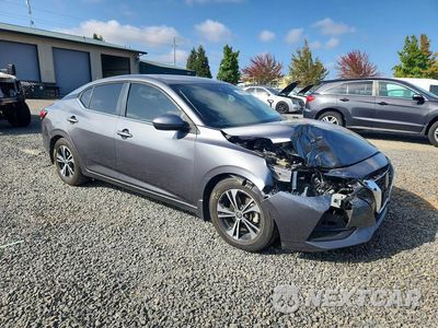 Czwarte zdjęcie samochodu z boku: 2022 NISSAN SENTRA SV VIN:3N1AB8CV8NY217560 - miniatura