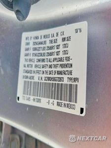 Zdjęcie 13 z 13 samochodu: 2016 HONDA CR-V EX VIN:3CZRM3H59GG723973 - miniatura