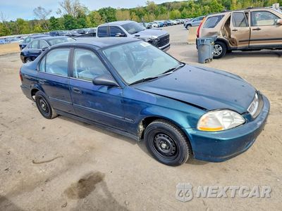 Czwarte zdjęcie samochodu z boku: 1996 HONDA CIVIC DX VIN:1HGEJ662XTL027189 - miniatura