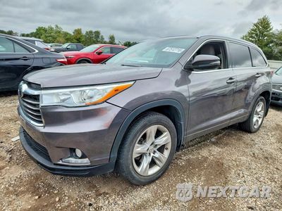 2015 TOYOTA HIGHLANDER LIMITED PLATINUM 5TDDKRFH7FS151453 - główne zdjęcie licytacji z USA - miniatura