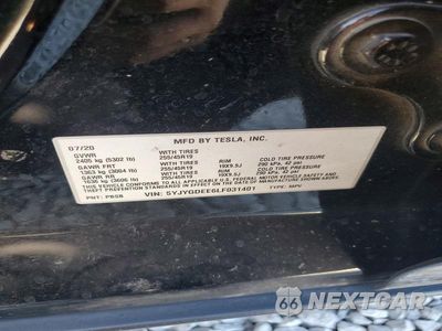 Zdjęcie 12 z 12 samochodu: 2020 TESLA MODEL Y VIN:5YJYGDEE6LF031401 - miniatura