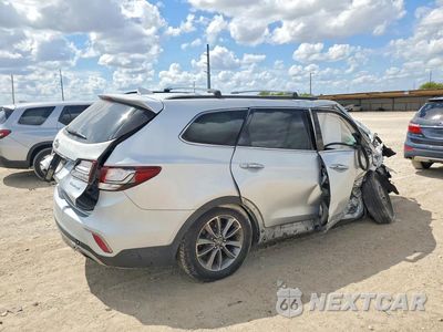 Trzecie zdjęcie samochodu z tyłu: 2017 HYUNDAI SANTA FE LIMITED VIN:KM8SN4HF4HU166242 - miniatura