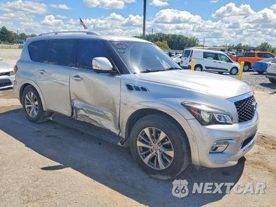 Czwarte zdjęcie samochodu z boku: 2016 INFINITI QX80 BASE VIN:JN8AZ2NF4G9613316 - miniatura