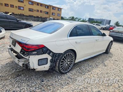 Trzecie zdjęcie samochodu z tyłu: 2023 MERCEDES-BENZ S 580 4MATIC VIN:W1K6G7GB0PA202594 - miniatura