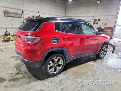 Trzecie zdjęcie samochodu z tyłu: 2020 JEEP COMPASS LIMITED VIN:3C4NJDCB6LT228261 - miniatura