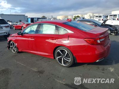 Drugie zdjęcie samochodu z przodu: 2020 HONDA ACCORD SPORT VIN:1HGCV1F33LA022273 - miniatura
