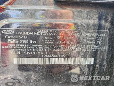 Zdjęcie 12 z 12 samochodu: 2020 HYUNDAI ELANTRA SEL VIN:5NPD84LF6LH548271 - miniatura