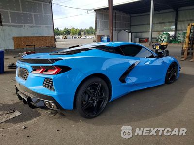 Trzecie zdjęcie samochodu z tyłu: 2021 CHEVROLET CORVETTE STINGRAY 1LT VIN:1G1YA2D44M5123942 - miniatura
