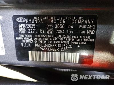 Zdjęcie 13 z 13 samochodu: 2025 HYUNDAI ELANTRA SEL VIN:KMHLS4DG3SU015220 - miniatura