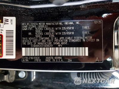 Zdjęcie 13 z 13 samochodu: 2026 TOYOTA HIGHLANDER HYBRID XLE VIN:5TDKBRCH3TS698291 - miniatura