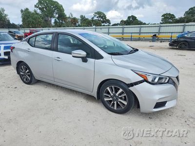 Czwarte zdjęcie samochodu z boku: 2021 NISSAN VERSA SV VIN:3N1CN8EVXML889404 - miniatura