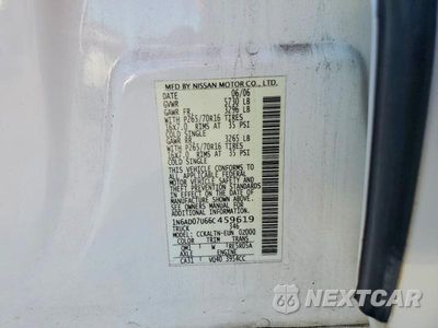 Zdjęcie 12 z 12 samochodu: 2006 NISSAN FRONTIER SE VIN:1N6AD07U66C459619 - miniatura