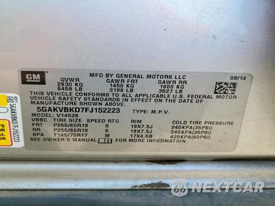 Zdjęcie 13 z 13 samochodu: 2015 BUICK ENCLAVE VIN:5GAKVBKD7FJ152223 - miniatura