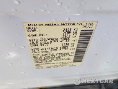 Zdjęcie 13 z 13 samochodu: 2017 NISSAN MURANO SL VIN:5N1AZ2MH7HN178276 - miniatura